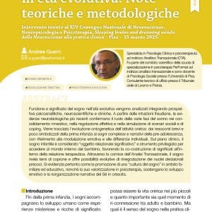 Sognare per crescere: lavorare con i sogni in età evolutiva. Note teoriche e metodologiche