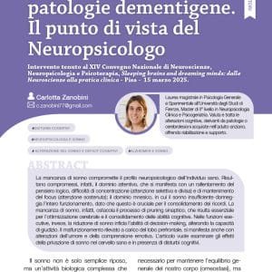 Implicazioni dei disturbi del sonno nelle patologie dementigene